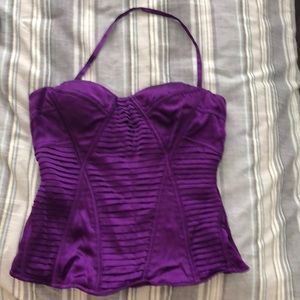 Bebe S corset top - removable strap